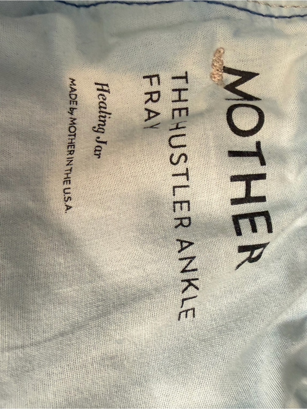 Mother The Hustler Ankle Fray in Healing Jar (29) - Picture 6 of 8